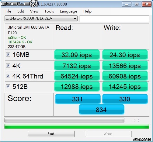[測試] JMicron SATA3 SSD主控測試