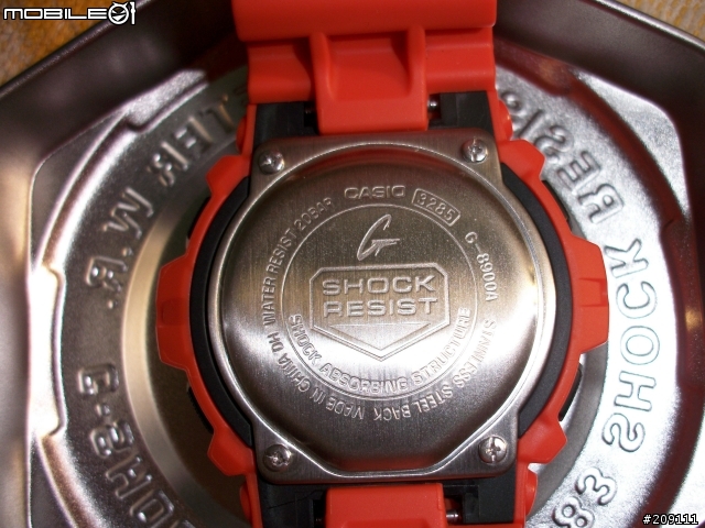CASIO G-SHOCK G-8900A-4(紅)開箱