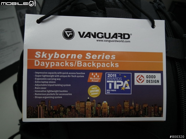 [分享] Vanguard Skyborne 51 精嘉 天行者 電腦相機後背包