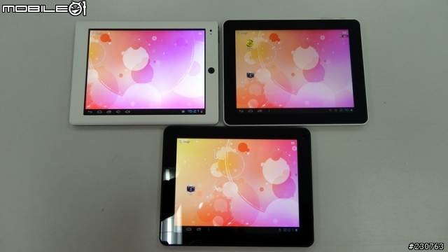 一次三台大陸 9.7" MID +ONDA Vi30 8" 開箱