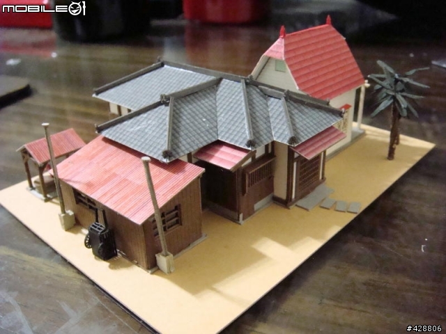 《龍貓》卡通裡草壁家住宅紙模型