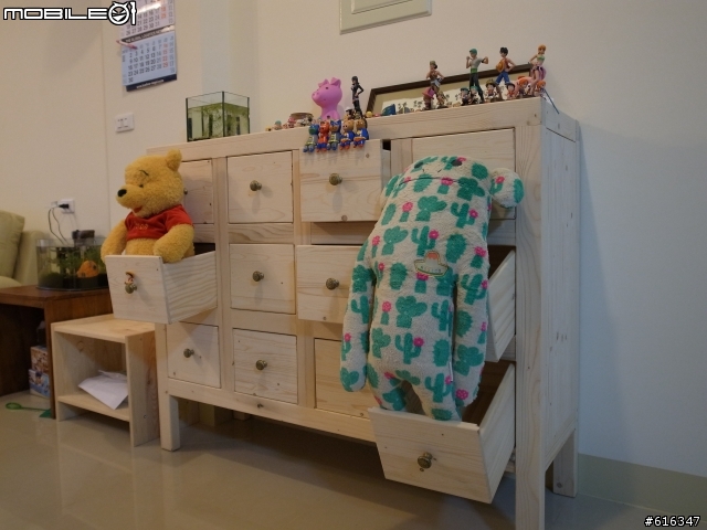 老妹新婚賀禮系列 - 電話架 & 雲杉12抽方櫃