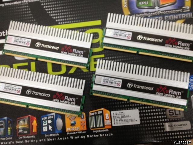 I7 3820 + P9X79 DELUXE +  AxeRAM 2400+*2  +威剛 S510 SSD 120G*2 RAID0  小分享