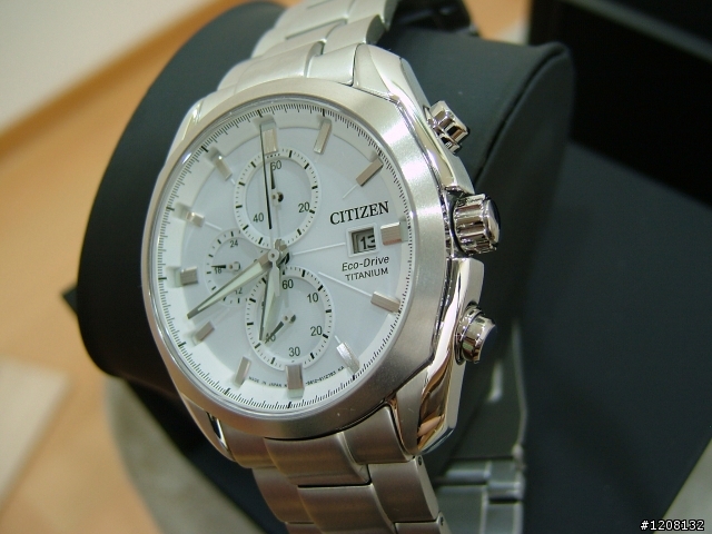分享：CITIZEN 雪白色 Super Titanium CA0021-53A