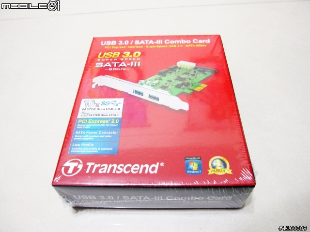 [遲來的開箱]補充SATA3線 + 創見-PDC3 (USB3.0+SATA-III擴充卡) + Intel SSD 520 120GB