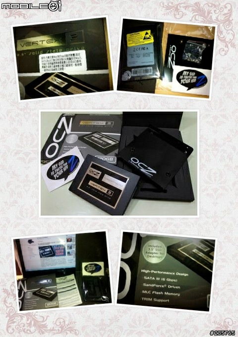 【測試】電爆哈弟(HDD)仍未盡全功狀態的OCZ Vertex 3 120G SSD！！