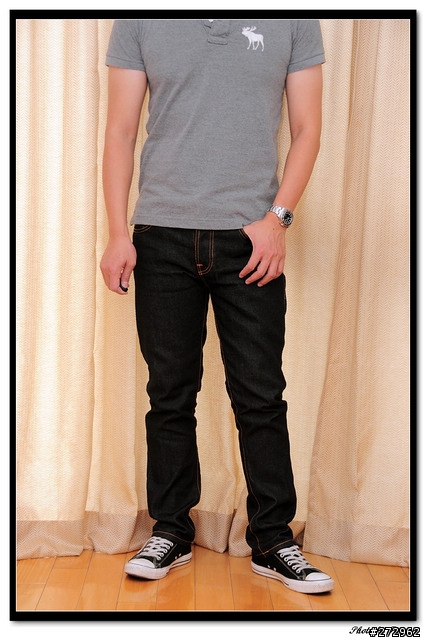 【分享】Nudie Grim Tim Dry 46 Dips Slim Jeans