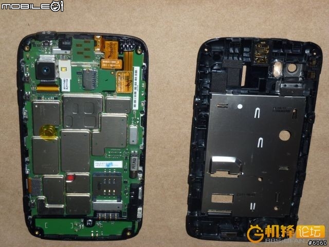 和HTC ONE X的用料相比，ME865簡直就是賓士嘛