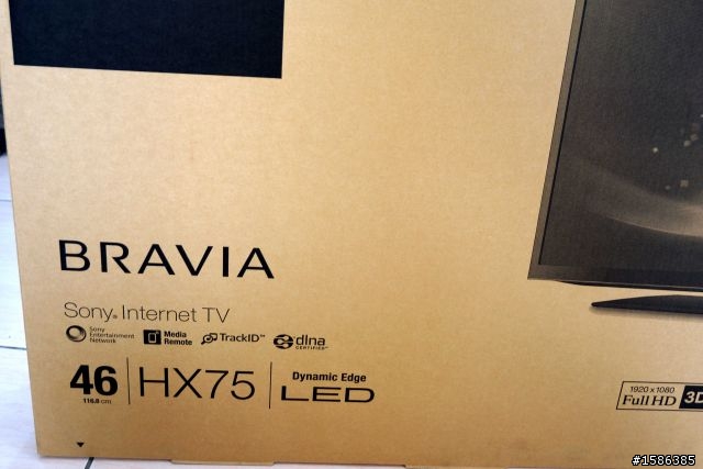 Sony KDL 46HX750簡單開箱