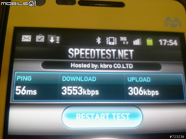 各家主流3G網路業者 隨機測試僅供參考!!