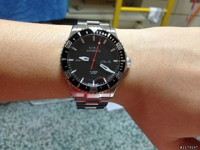 [開箱] MIDO Ocean Star Captain 200米潛水錶-黑/42.5mm