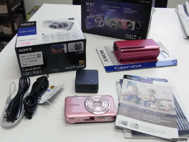Sony WX7 初次開箱^^