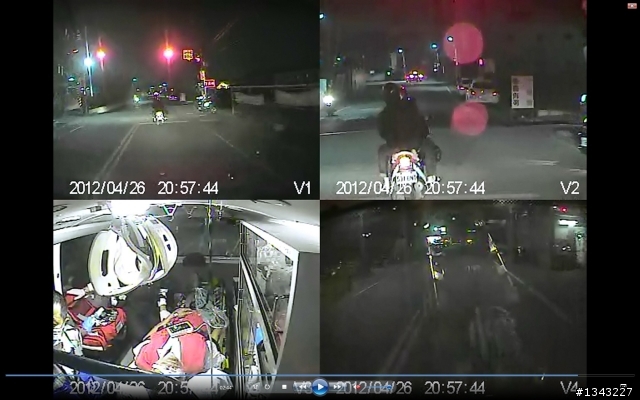 行車紀錄器拍到的違規車輛車號不清楚
