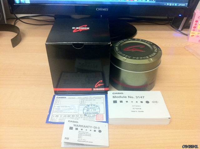 [開箱] CASIO G-SHOCK 太陽能電波錶 GW-9200-1DR
