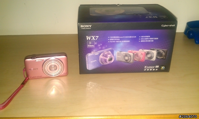 Sony WX7 初次開箱^^