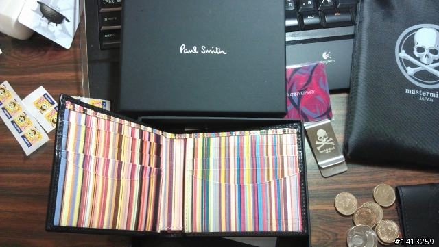 [分享] 最近買的小物 ,paul smith內彩皮夾,MMJ小物,JUICE悠遊卡