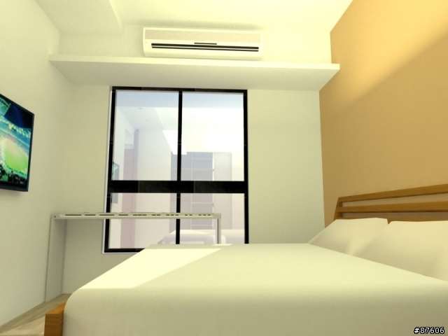 用 sketchup+Vary 畫出的新窩~