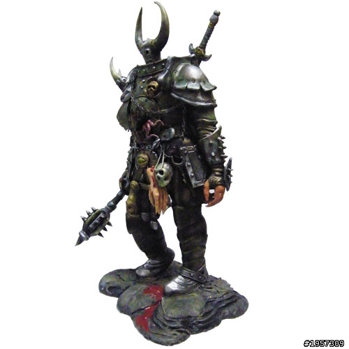 手工紙黏土公仔 - Warhammer戰鎚online之warriors of chaos army公仔