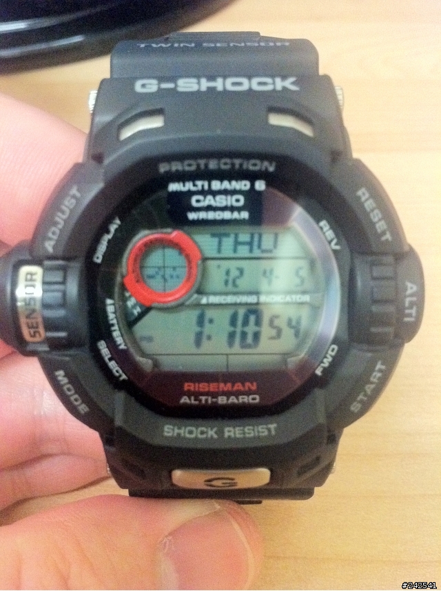 [開箱] CASIO G-SHOCK 太陽能電波錶 GW-9200-1DR