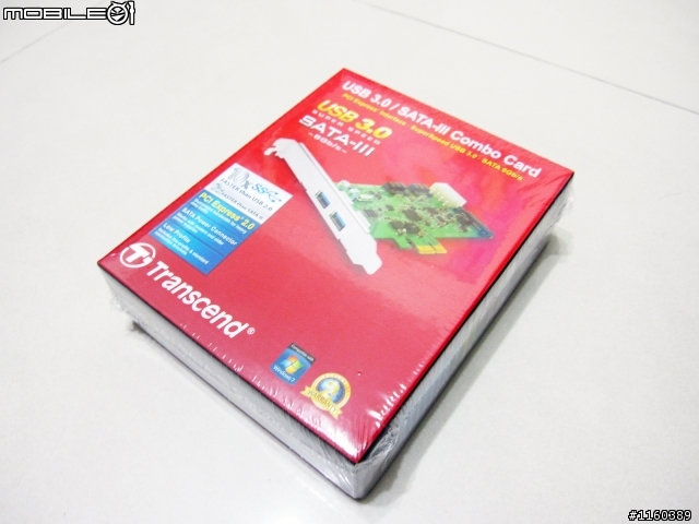 [遲來的開箱]補充SATA3線 + 創見-PDC3 (USB3.0+SATA-III擴充卡) + Intel SSD 520 120GB