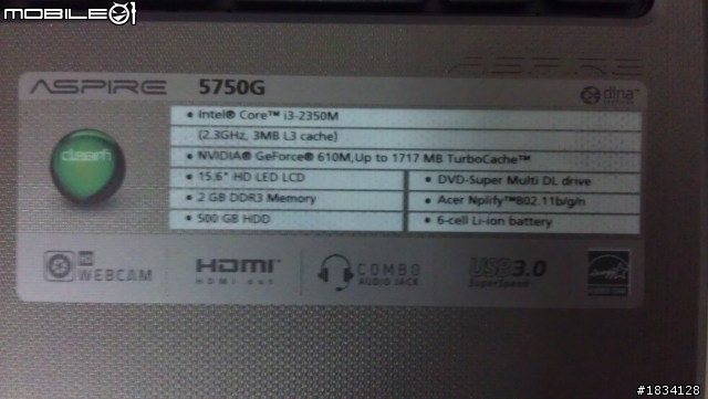 acer aspire 5750 不專業開箱文