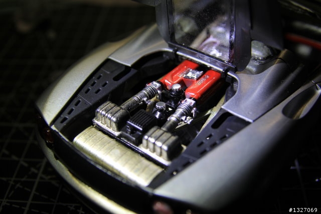 第一台模型...TAMIYA F360 SPIDER 1/24