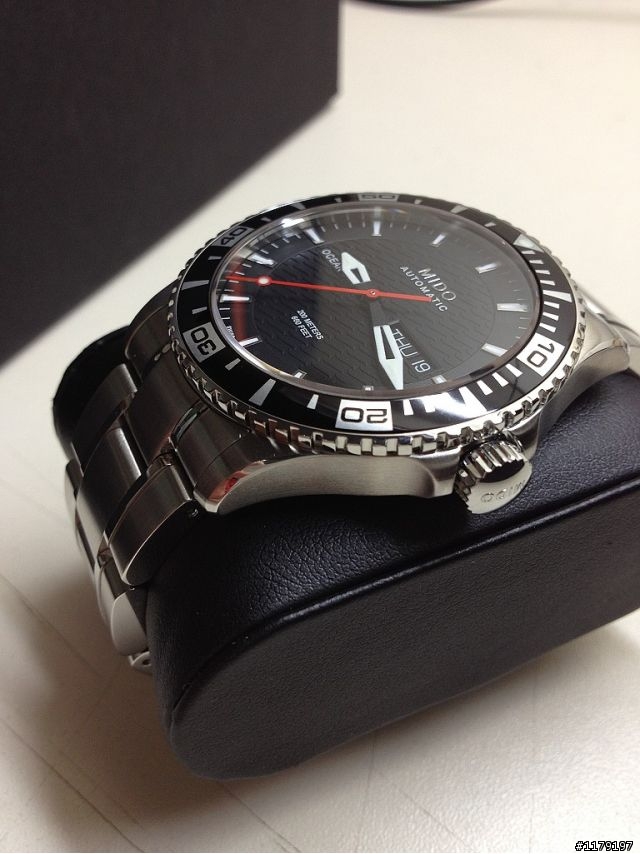[開箱] MIDO Ocean Star Captain 200米潛水錶-黑/42.5mm