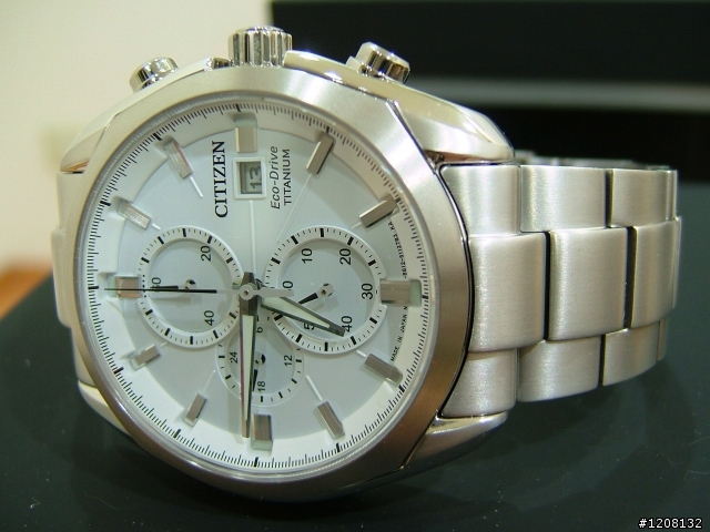 分享：CITIZEN 雪白色 Super Titanium CA0021-53A