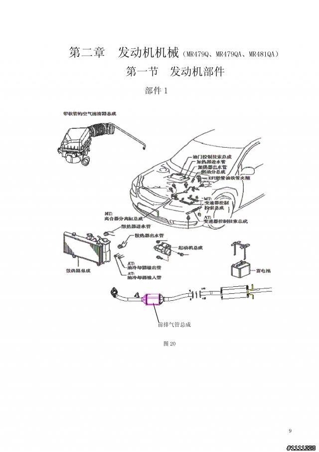 MR479系列引擎維修手冊 (動力篇)
