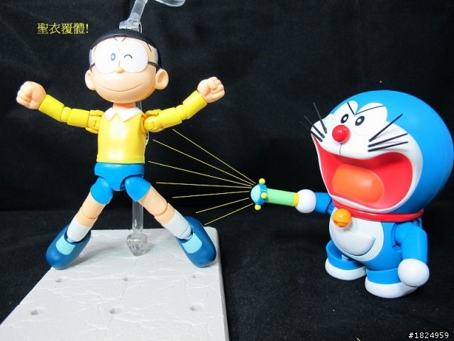 搞笑SHF大雄與ROBOT魂哆啦A夢開箱