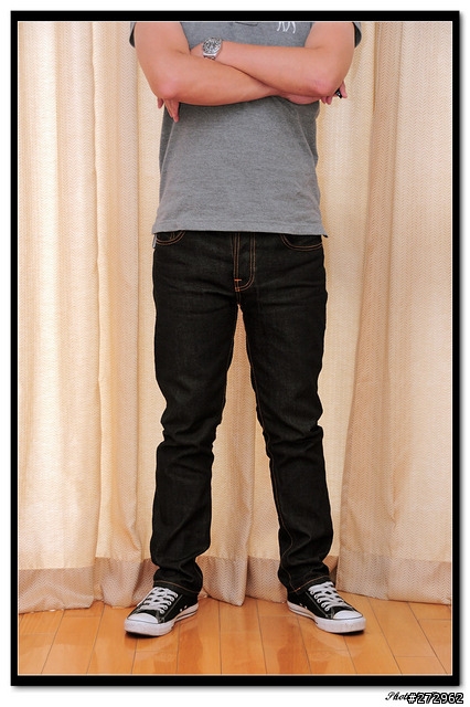 【分享】Nudie Grim Tim Dry 46 Dips Slim Jeans