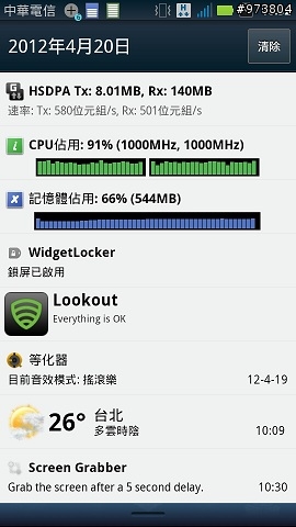 Moto Atrix (ME860) 我的桌面
