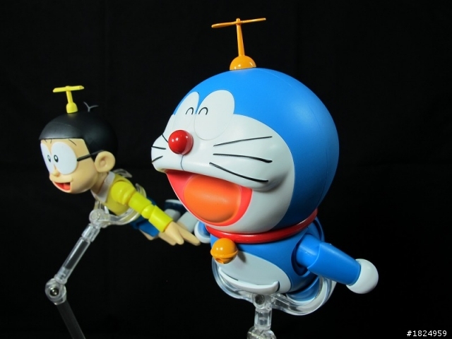 搞笑SHF大雄與ROBOT魂哆啦A夢開箱