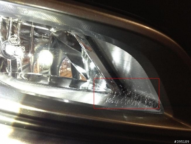 NEW MAZDA3霧燈燈殼表層陣列裂痕??劣化??!!