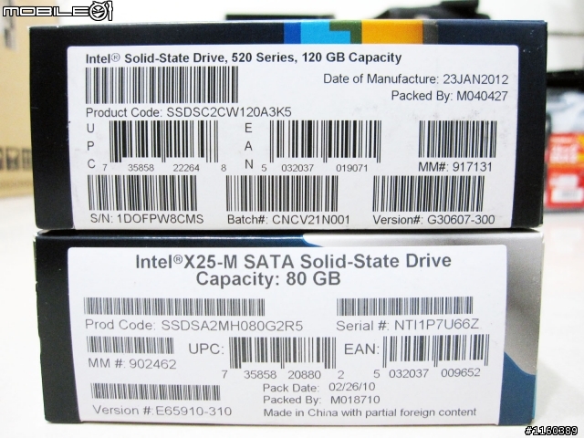 [遲來的開箱]補充SATA3線 + 創見-PDC3 (USB3.0+SATA-III擴充卡) + Intel SSD 520 120GB