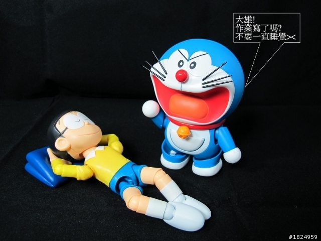 搞笑SHF大雄與ROBOT魂哆啦A夢開箱