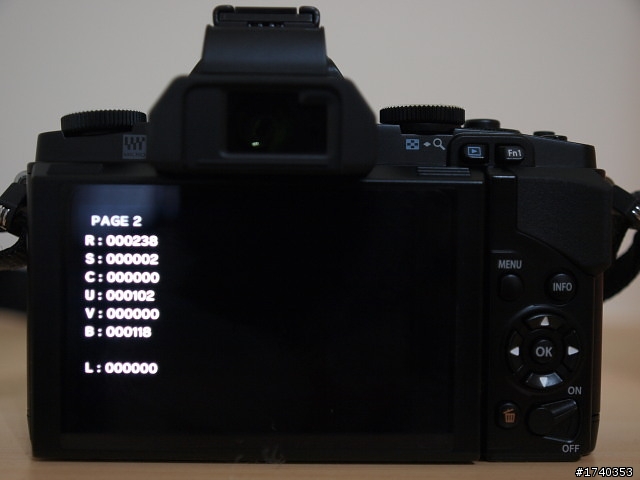 OM-D(E-M5)的工程模式