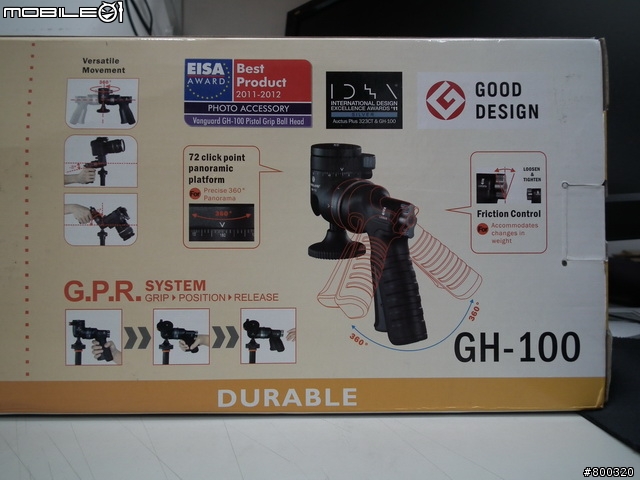 [分享] Vanguard GH-100 精嘉 槍型雲台