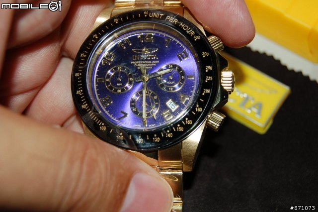 開箱NO:003 INVICTA speedway  43mm 中/小錶徑 三圈計時男錶 開箱