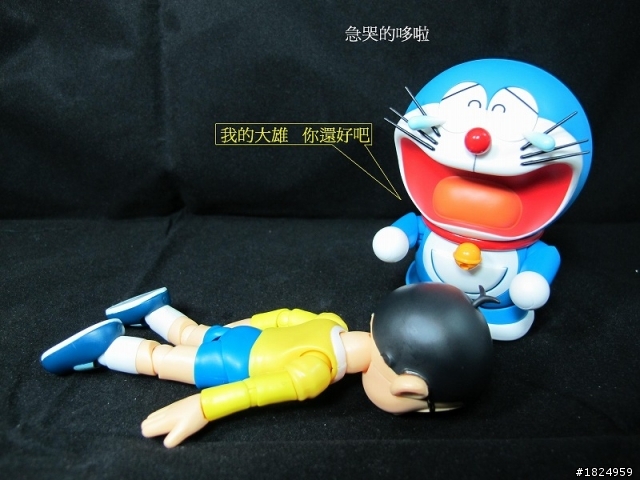 搞笑SHF大雄與ROBOT魂哆啦A夢開箱
