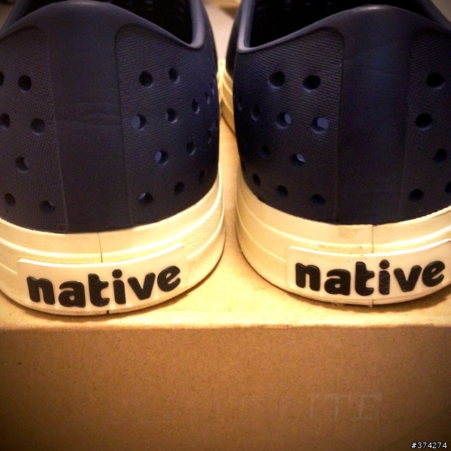 (簡易開箱)NATIVE REGATTA BLU /藍 JEFFERSON. 抗菌 防水 輕量材質