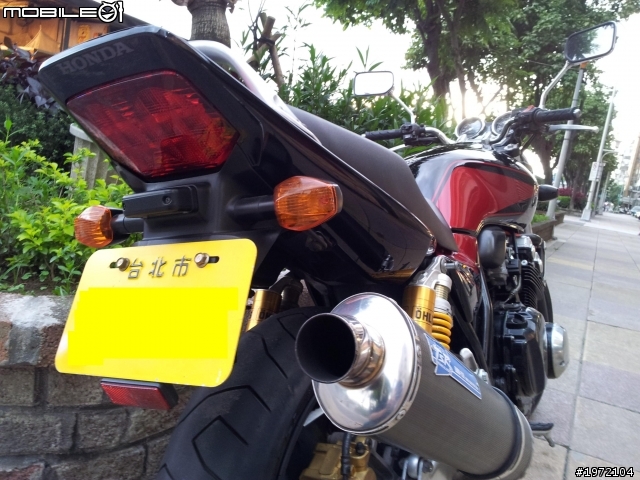 [更新]我的CB400 2010 SP塗裝 DMV把手總成 齒盤 O牌防甩上身!