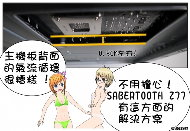 Asus SABERTOOTH Z77 裝甲篇 2012/05/23 裝甲散熱新增