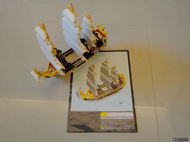 (分享) Nanoblock 獨角獸號 丁丁歷險記