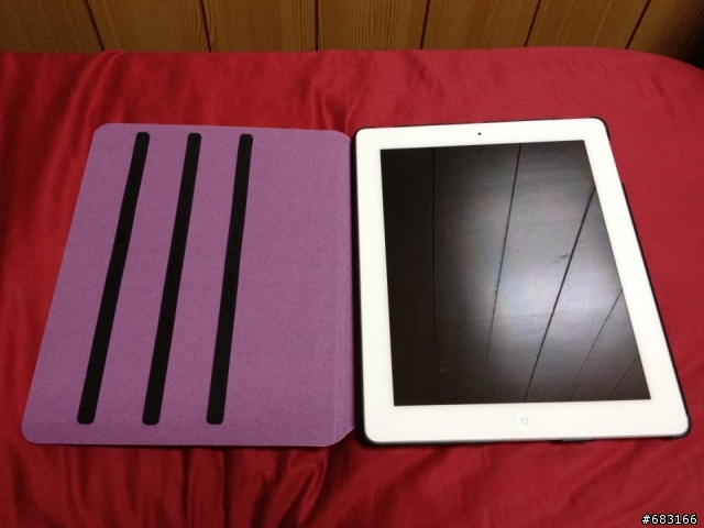 ((●●開箱文))New Ipad 皮套可360度旋轉,可直立跟橫立 + New Ipad Wi-Fi+4G~32G 白色 + 買給小朋友背New Ipad的背包