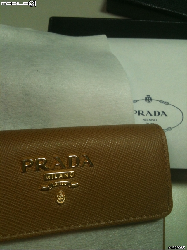 [分享] Prada  Porta Biglietti 焦糖色名片夾