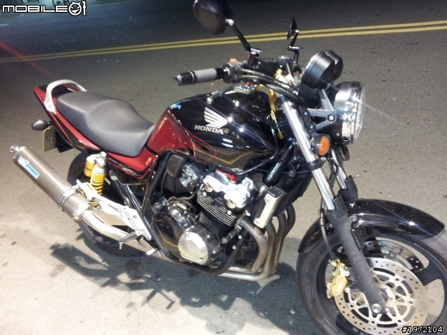 [更新]我的CB400 2010 SP塗裝 DMV把手總成 齒盤 O牌防甩上身!
