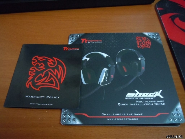 [開箱] 曜越 震撼者耳機 Tt shock