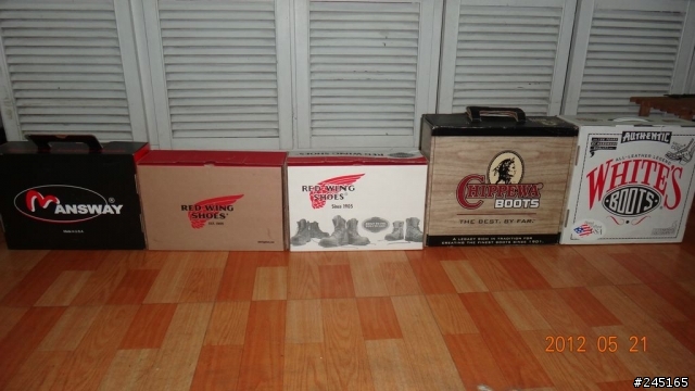 (開箱)-我要一次開5箱-mansway & chippewa & red wing & whites (圖多慎入)