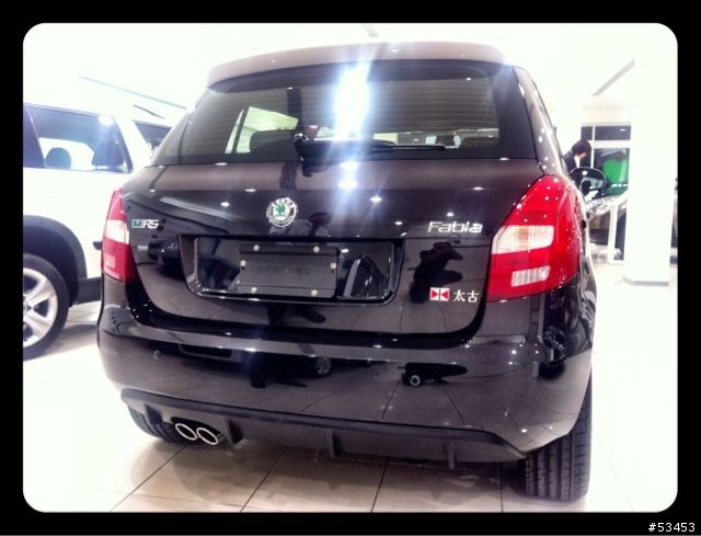Fabia RS 簽到區